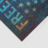 Vrijheid en eer in Neon Decoupage Papier – Vet (Detail)