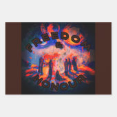 Vrijheid en eerlijkheid inpakpapier vel (Voorkant 3)