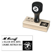 Vrijheid en eerlijkheid rubberstempel (Gestempeld)