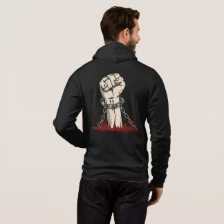 Vrijheid en gedurfde protestkleding hoodie