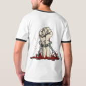 Vrijheid en gedurfde protestkleding t-shirt (Achterkant)