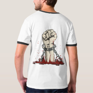 Vrijheid en gedurfde protestkleding t-shirt