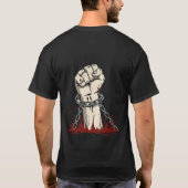 Vrijheid en gedurfde protestkleding t-shirt (Achterkant)