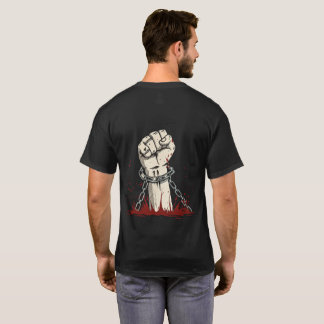 Vrijheid en gedurfde protestkleding t-shirt