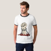 Vrijheid en gedurfde protestkleding t-shirt (Voorkant volledig)