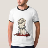 Vrijheid en gedurfde protestkleding t-shirt (Voorkant)