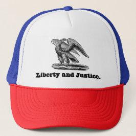 Vrijheid en gerechtigheid Eagle Americana Patrioti Trucker Pet