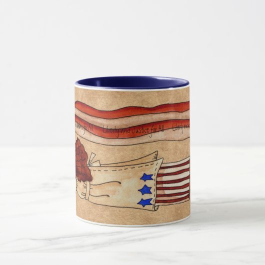 Liberty & Justice for All Mug Mok (Midden)