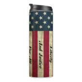 Vrijheid en gerechtigheid voor alle tuimelaars thermosbeker (Geroteerd rechts)