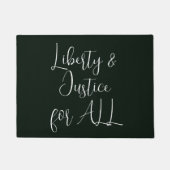 Vrijheid en gerechtigheid voor iedereen deurmat (Voorkant)