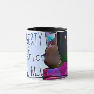 Vrijheid en gerechtigheid voor iedereen, Mok vrouw