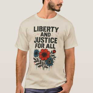 Vrijheid en Gerechtigheid voor Iedereen – T-shirt