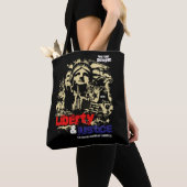 Vrijheid en gerechtigheid. Vrijheidsbeeld, Verenig Tote Bag (Dichtbij)