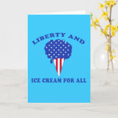 Vrijheid en ijs voor alle producten kaart (Gele Bloem)