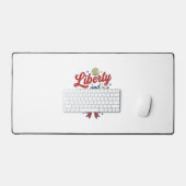 Vrijheid en limonade Patriottisch citroen vector s Bureaumat (Keyboard & Muis)