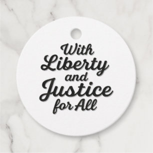 Vrijheid en rechtvaardigheid voor alle protestvrij bedankjes labels