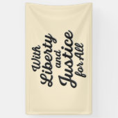 Vrijheid en rechtvaardigheid voor alle protestvrij spandoek (Verticaal)