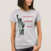 Vrijheid en rechtvaardigheid voor alle T-shirts (Voorkant)