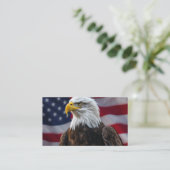Vrijheid en trots Bald Eagle Visitekaartje (Staand voorkant)