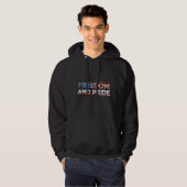 Vrijheid en trots hoodie (Voorkant volledig)