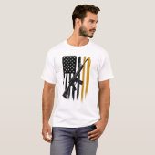 vrijheid en verdediging t-shirt (Voorkant volledig)