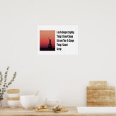 Vrijheid en vrijheid poster (Keuken)