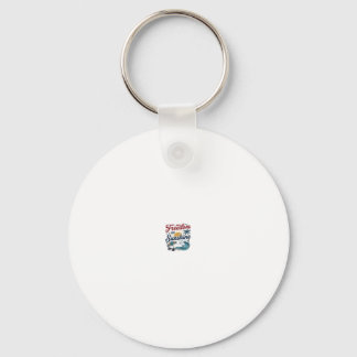 Vrijheid En Zonneschijn Vintage Strand Shirt Ontwe Sleutelhanger