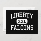 Vrijheid - Falcons - High School - Hillsboro Orego Briefkaart (Voorkant / Achterkant)