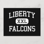 Vrijheid - Falcons - High School - Hillsboro Orego Briefkaart (Voorkant)