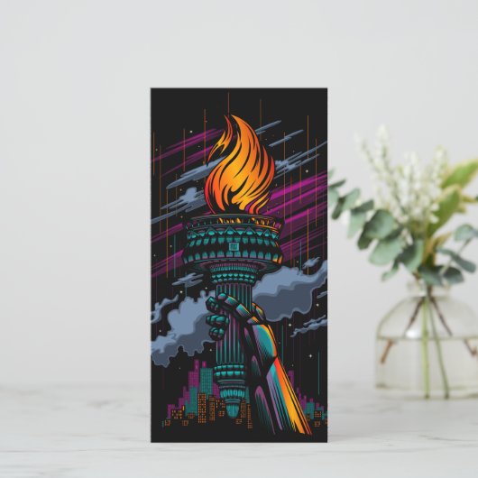 Vrijheid Feestdagenkaart (Staand voorkant)