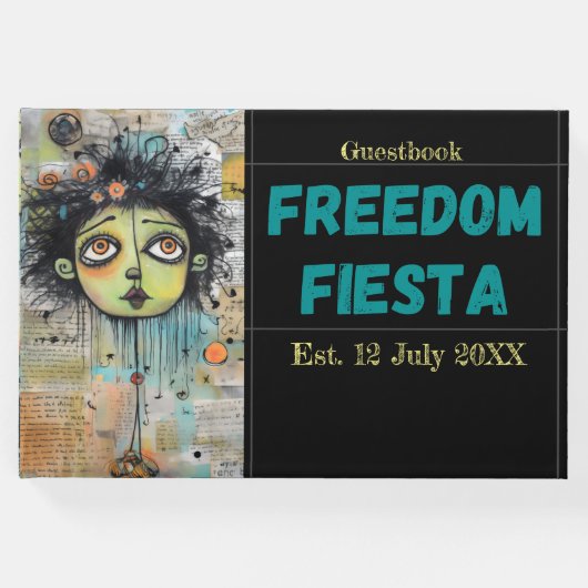 Vrijheid Fiesta Scheiding Pensioen Gastenboek (Voorkant)