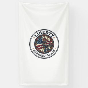 Vrijheid Gebrandschilderd Patriotisch Patriotisch Spandoek