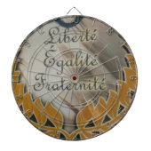 Vrijheid, gelijkheid, broederschap: een bloeiende  dartbord (Voorkant)