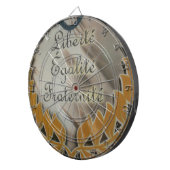 Vrijheid, gelijkheid, broederschap: een bloeiende  dartbord (Voorkant Rechts)