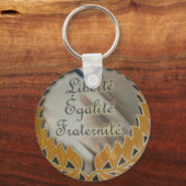 Vrijheid, gelijkheid, broederschap: een bloeiende  sleutelhanger (Voorkant)