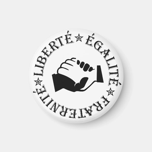 Vrijheid, gelijkheid, broederschap magneet (Voorkant)