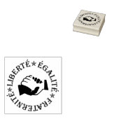 Vrijheid, gelijkheid, broederschap rubberstempel (Gestempeld)