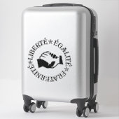 Vrijheid, gelijkheid, broederschap sticker (Koffer)