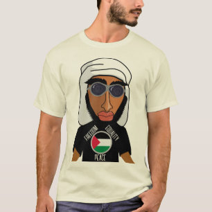 Vrijheid Gelijkheid Vrede Gepersonaliseerd Palesti T-shirt