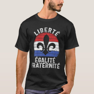 Vrijheid Gelijkheid Vrijheid Vrijheid Franse Basti T-shirt
