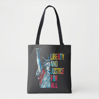 "Vrijheid & Gerechtigheid voor iedereen" Patriotti Tote Bag