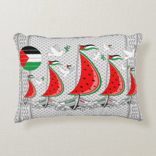 Vrijheid Global Sumud Flotilla boten naar Gaza Accent Kussen