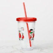 Vrijheid Global Sumud Flotilla boten naar Gaza Acryl Drinkbeker (Links)