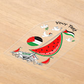 Vrijheid Global Sumud Flotilla boten naar Gaza Acryl Uitnodigingen (Laagn)