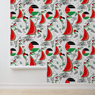 Vrijheid Global Sumud Flotilla boten naar Gaza Behang