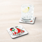 Vrijheid Global Sumud Flotilla boten naar Gaza Bier Onderzetter (Rechterzijde)