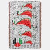 Vrijheid Global Sumud Flotilla boten naar Gaza Deken (Voorkant Verticaal)