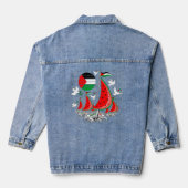 Vrijheid Global Sumud Flotilla boten naar Gaza Denim Jacket (Achterkant)