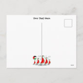 Vrijheid Global Sumud Flotilla boten naar Gaza Feestdagenkaart (Achterkant)