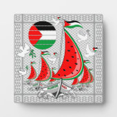 Vrijheid Global Sumud Flotilla boten naar Gaza Fotoplaat (Voorkant)